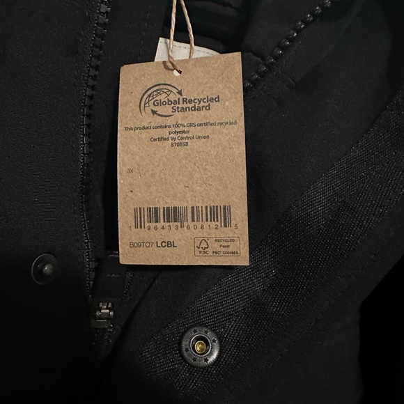 Men's Relaxed-Fit Water Repellent Recycled Polyester Hooded Parka - Picture 2 of 7